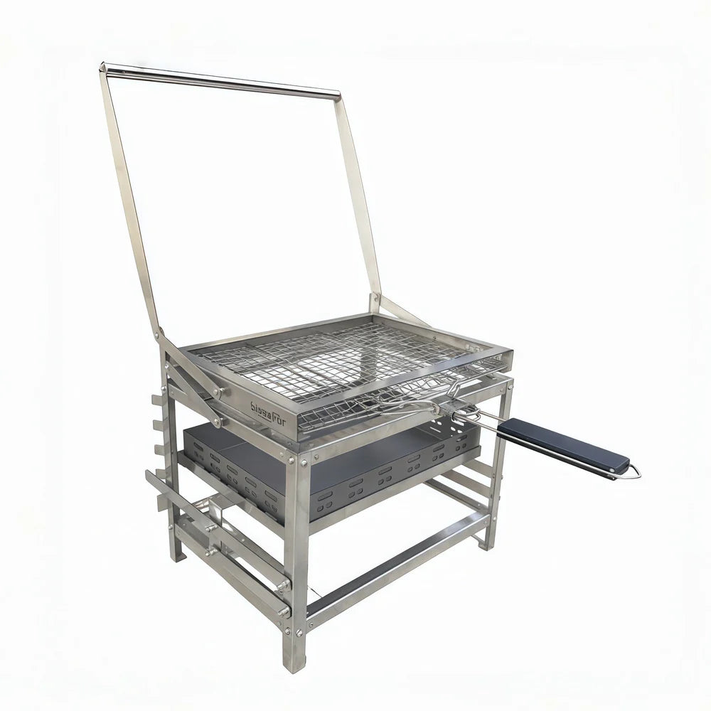 FireWave F1 — Grill Rotatif Inox Premium