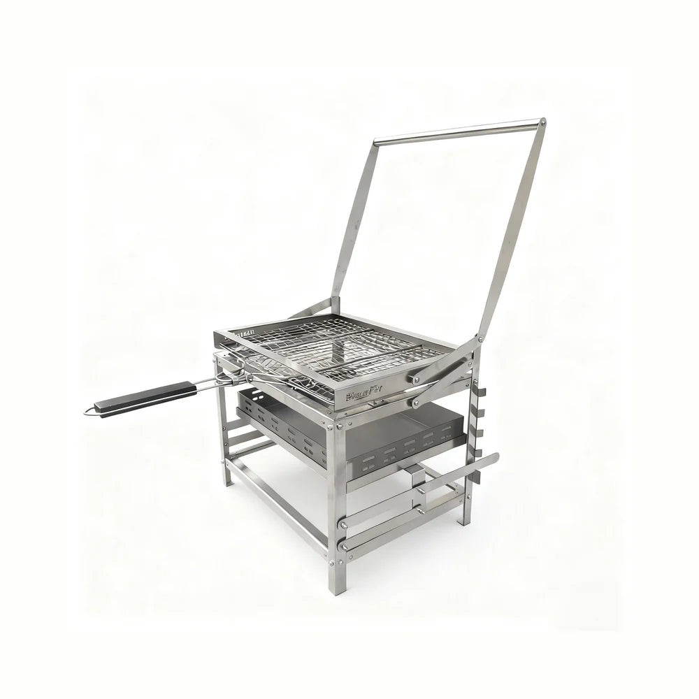 FireWave F1 — Grill Rotatif Inox Premium