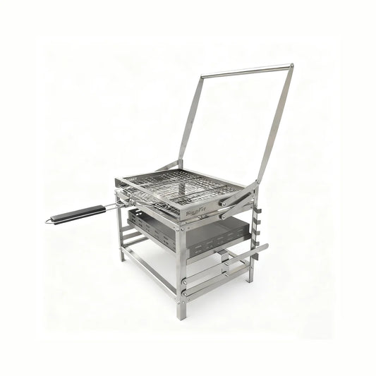 FireWave F1 — Grill Rotatif Inox Premium