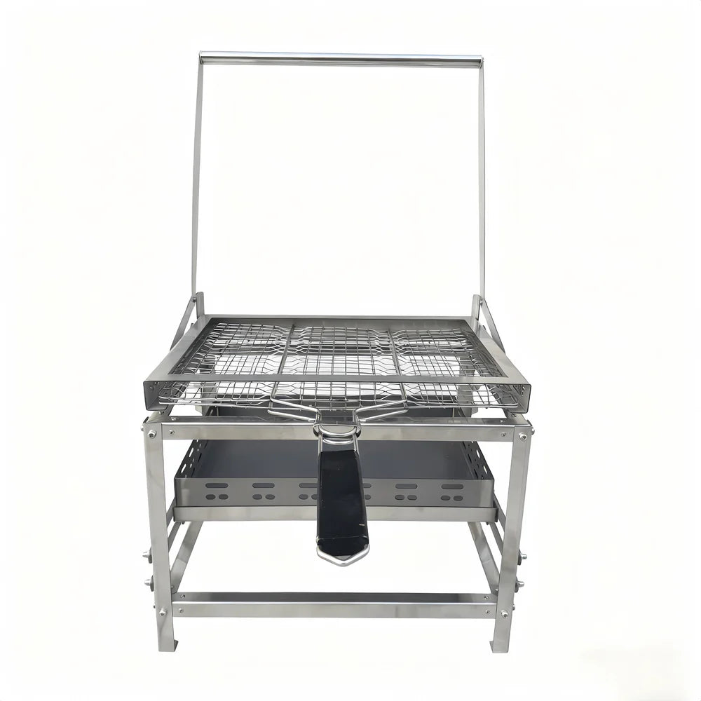 FireWave F1 — Grill Rotatif Inox Premium